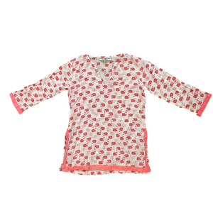 Roberta Roller Rabbit Pink Moby Girls Lightweight Sleep Tunic Size 4
